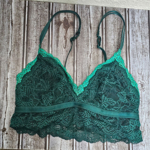 Auden Other - Auden green lacey bralette womens size medium